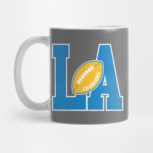 Big Bold Los Angeles Chargers Monogram Mug